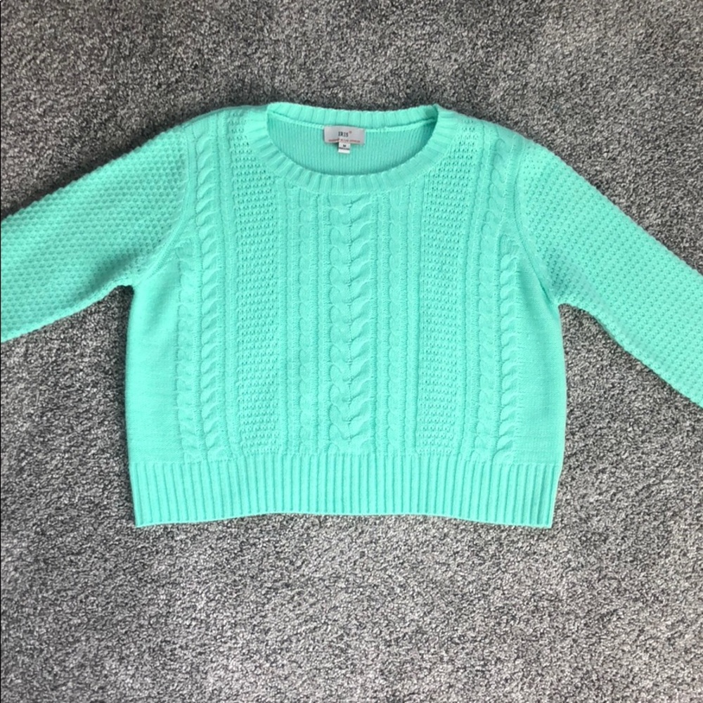 Mint green sweater